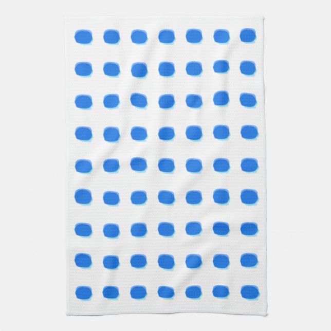 Paño De Cocina Blues Polka-Dot (Vertical)
