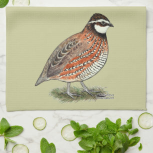 Paño De Cocina Bobwhite Quail Rooster