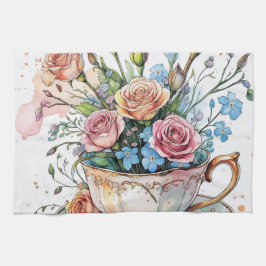 Paño De Cocina Boho floral elegante