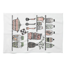 Boho Moda Farmhouse Decoración Coral Verde Rosa