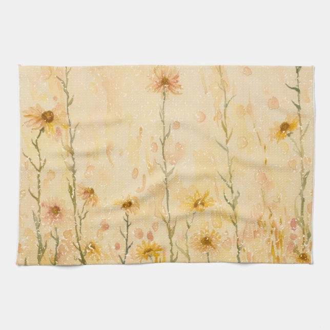 Paño De Cocina Boho Vintage Wildflowers (Horizontal)