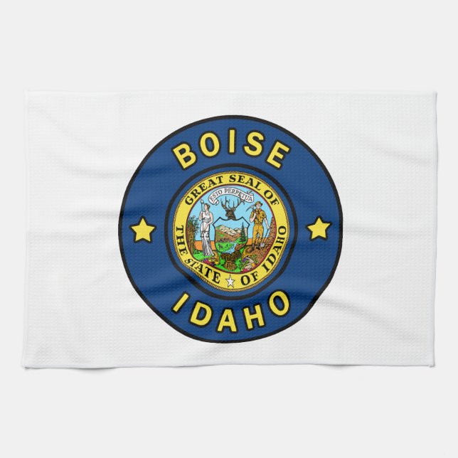 Paño De Cocina Boise Idaho (Horizontal)
