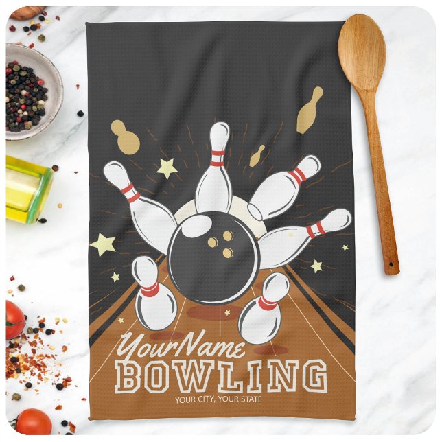 Paño De Cocina Bolas de bolas de Bowler personalizadas (Subido por el creador)