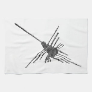 Paño De Cocina Boletín de líneas de Nasca Hummingbird