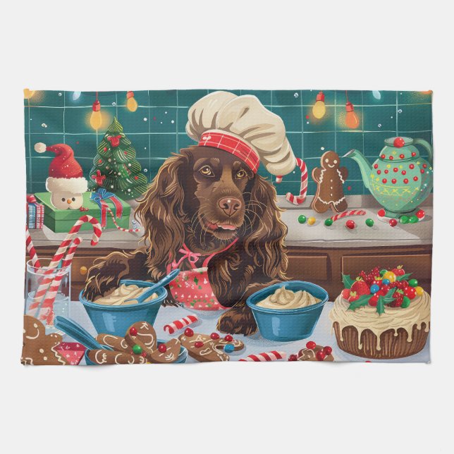 Paño De Cocina Bolsa de vacaciones en España: Navidades festivos (Horizontal)