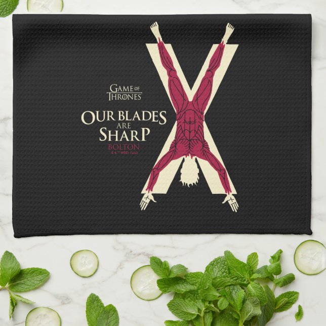 Paño De Cocina Bolton Sigil - Nuestras Blades Están Afiladas (Doblado)