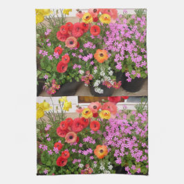 Paño De Cocina Bombillas de primavera de Rannunculus Caja de Favo