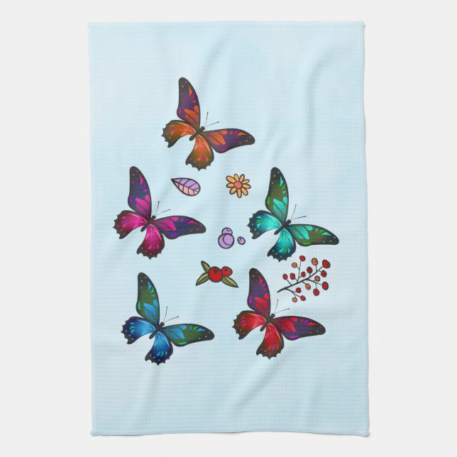 Paño De Cocina Bonito Little Butterflies (Vertical)
