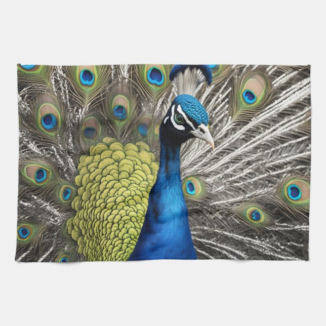 Paño De Cocina Bonito Peacock (Horizontal)