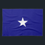 Paño De Cocina Bonnie Blue Flag Estrella Blanca<br><div class="desc">La Bandera Azul Bonnie con su única estrella blanca de fondo azul era la bandera no oficial de los Estados Confederados de América al comienzo de la Guerra Civil Americana.</div>