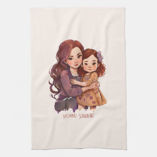 Paño De Cocina Bono de mamá y hija Adorable (11)