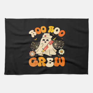 Paño De Cocina Boo Boo Crew Fantasma Graciosa Para Enfermera, Hal