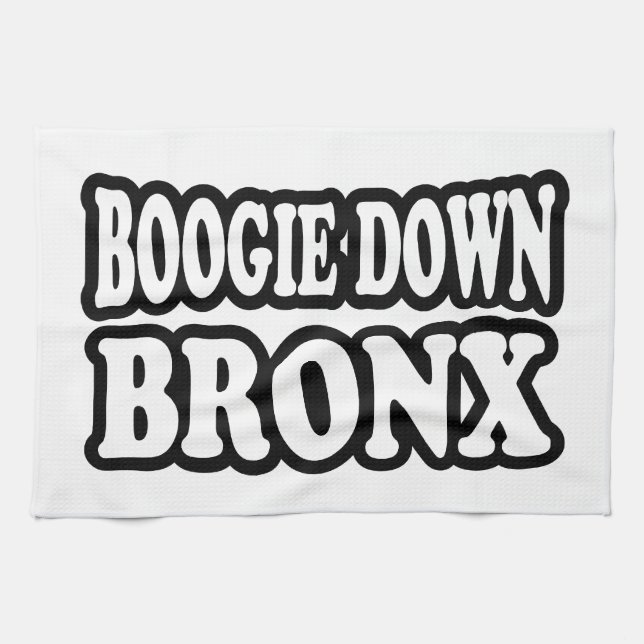 Paño De Cocina Boogie Down Bronx, NYC (Horizontal)