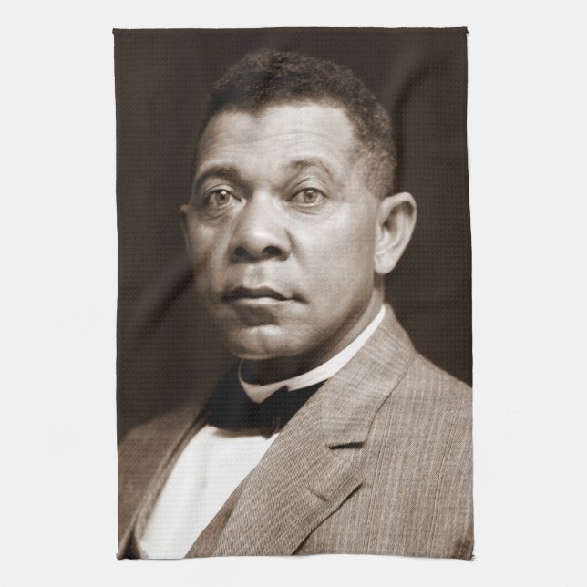 Paño De Cocina Booker Washington: Educador afroamericano (Vertical)