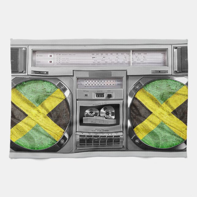 Paño De Cocina Boombox de Jamaica (Horizontal)
