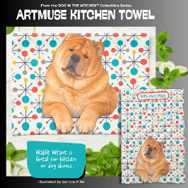 Paño De Cocina BOOP smooth chow - ArtMuse Kitchen Towels