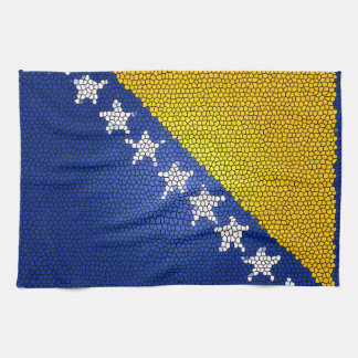 Paño De Cocina Bosnia and Herzegovina Flag Artistic Kitchen Decor
