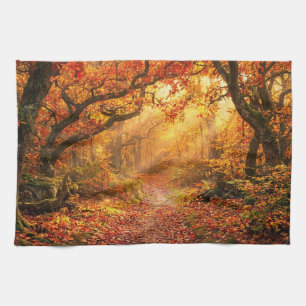 Paño De Cocina Bosque de Otoño