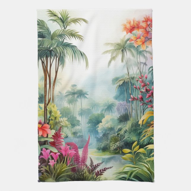 Paño De Cocina Bosque Tropical (Vertical)