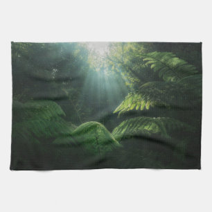 Paño De Cocina Bosques   Ferrocarriles en la selva tropical