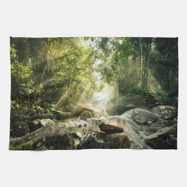Paño De Cocina Bosques | Selva tropical de selva (Horizontal)