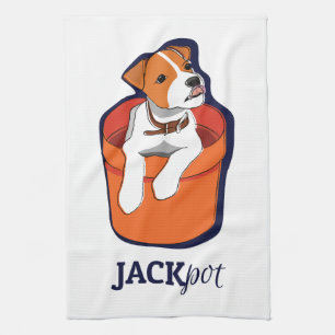 Paño De Cocina "Bote" Jack Russell Terrier