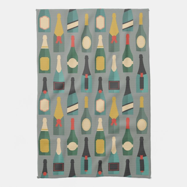 Paño De Cocina Botellas de vino (Vertical)