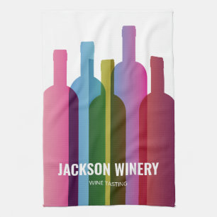 Paño De Cocina Botellas de vino Personalizado de estilo moderno