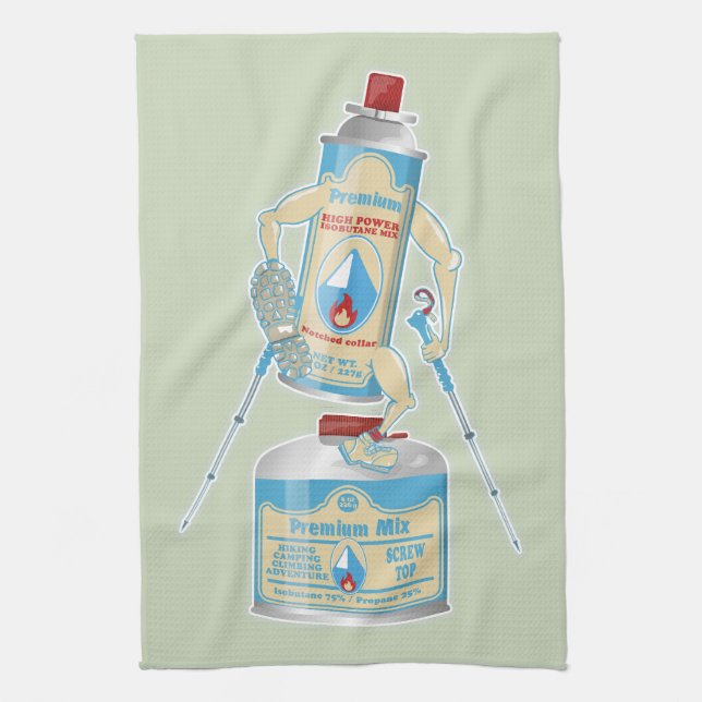 Paño De Cocina Botes de gas para la cocina del campamento excursi (Vertical)