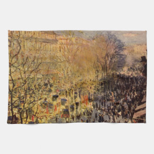 Paño De Cocina Boulevard des Capucines de Claude Monet, Arte Fino