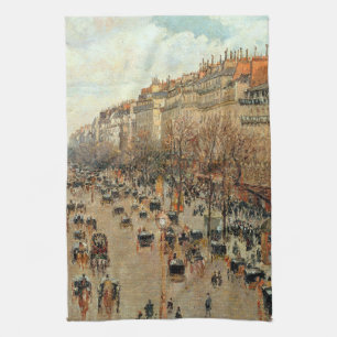 Paño De Cocina Boulevard Montmartre-Eremitage Camille Pissarro