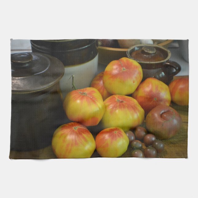 Paño De Cocina Bountiful Tomato Harvest (Horizontal)