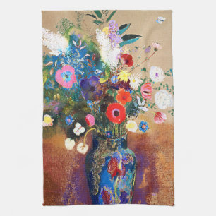 Paño De Cocina Bouquet de flores de Odilon Redon