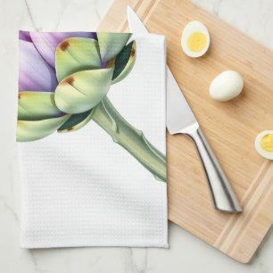 Paño De Cocina Boutique Flor de Alcachofa Sobredimensionada Moder
