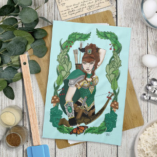 Paño De Cocina Bow y Arrow Woodland Elf