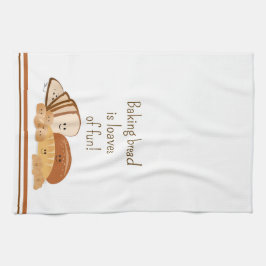 Paño De Cocina Bread Baking Love