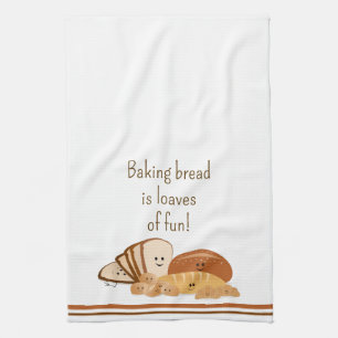 Paño De Cocina Bread Baking Love