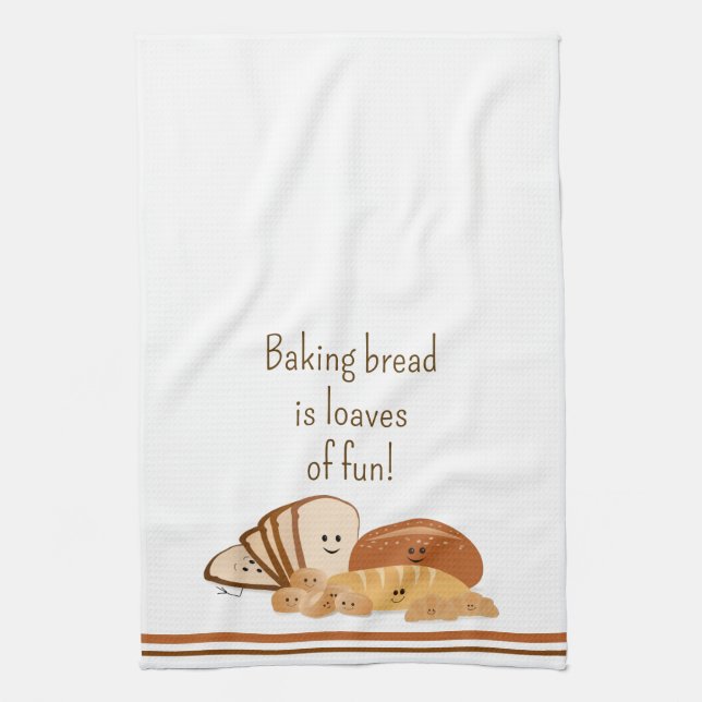Paño De Cocina Bread Baking Love (Vertical)