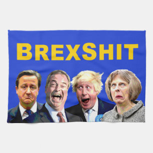 Paño De Cocina BREXSHIT, gracioso mensaje contra el referéndum Br