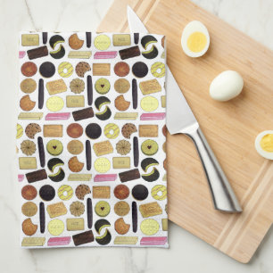 Paño De Cocina Británico de Biscuits de Pan de Coro de Dietas de