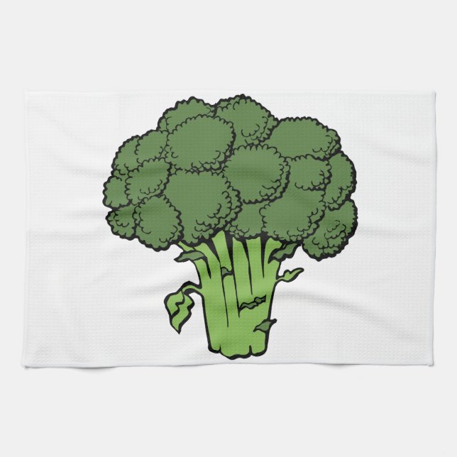 Paño De Cocina Brócoli Verde (Horizontal)