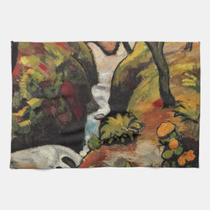 Paño De Cocina Brook forestal de agosto Macke Expressionismo Vint