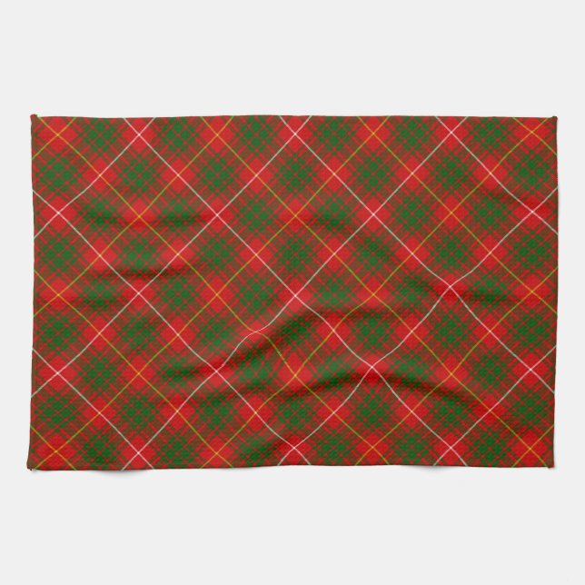Paño De Cocina Bruce tartan green plon (Horizontal)