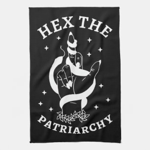 Paño De Cocina Bruja feminista - Hex El Patriarcado III