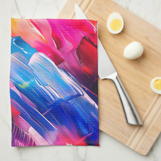 Paño De Cocina brush strokes pattern 2