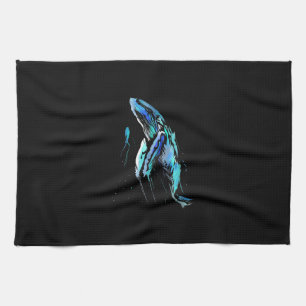 Paño De Cocina Buceador Buceo Bumpback Buceo Regalo