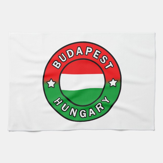 Paño De Cocina Budapest Hungría (Horizontal)