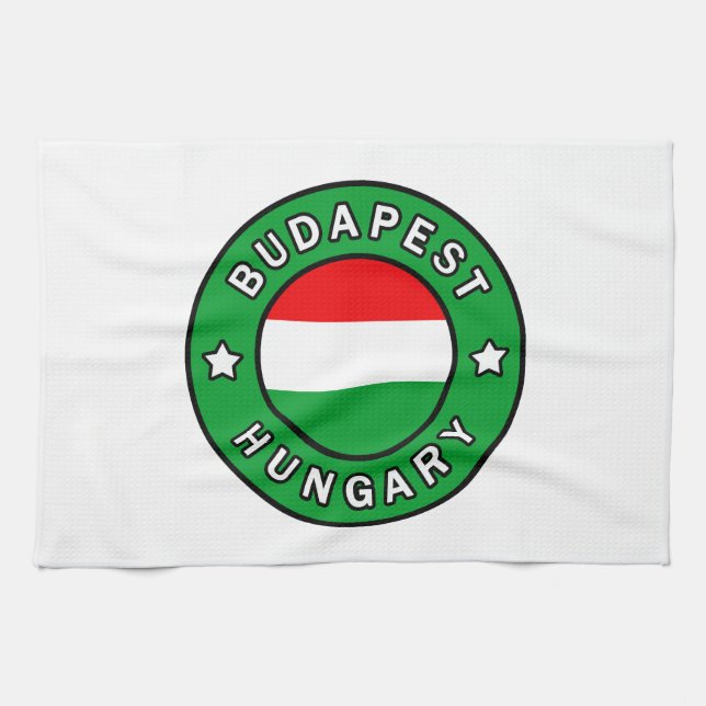Paño De Cocina Budapest Hungría (Horizontal)