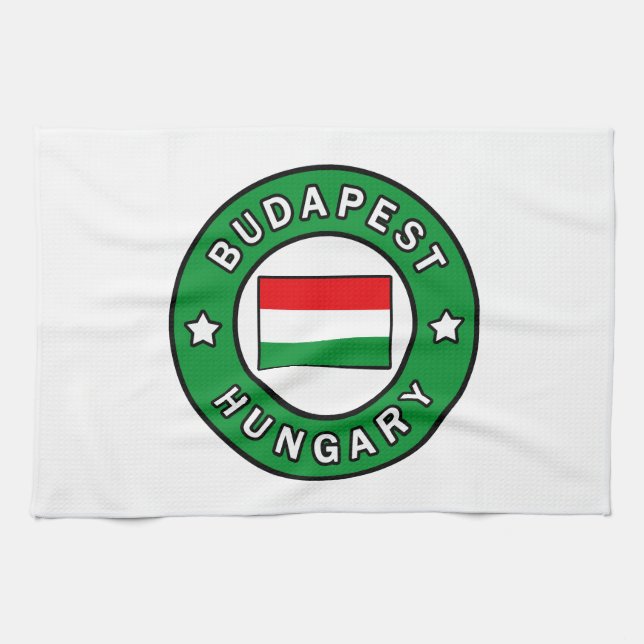 Paño De Cocina Budapest Hungría (Horizontal)