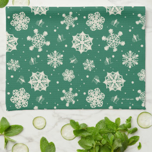 Paño De Cocina Buddy the Elf Snowflake Pattern